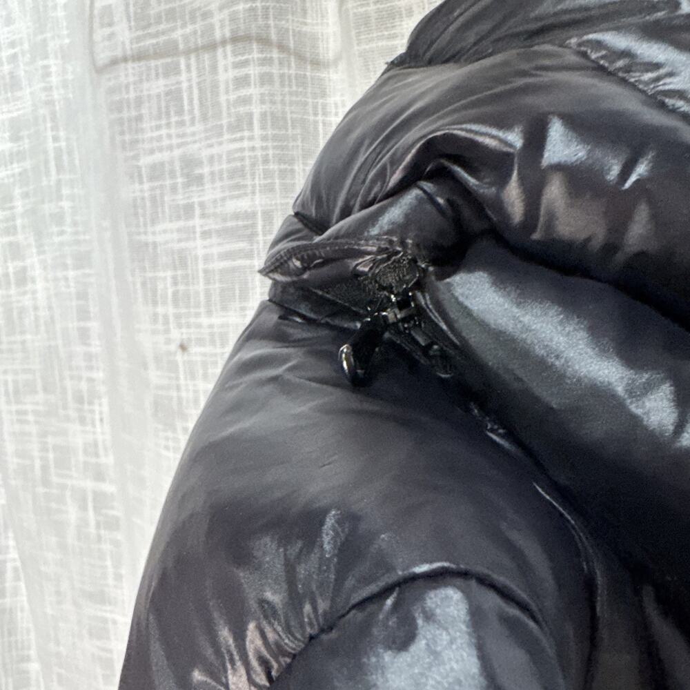 Polo Ralph Lauren Boys Black Down Puffer Jacket Detachable Hood Size S 2/2T - Picture 7 of 7